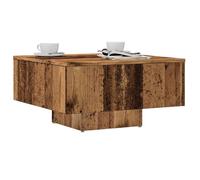 vidaXL Table basse vieux bois 60x60x31,5 cm bois d'ingénierie, table d'appoint, table de salon, table latérale, bout de 856550