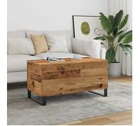 Vidaxl Table Basse Vieux Bois 90x44,5x45 Cm Bois D'ingénierie Multicolore