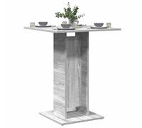 vidaXL Table de bistro Sonoma gris – Bois d'ingénierie 60x60x75 cm