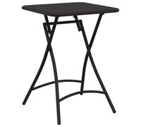 vidaXL Table bistrot Anthracite 55 x 55 x 72,5 cm | Hyper pratique pour déplacer et ranger, super pour les petits coins, En acier revêtu de poudre, ça dure vraiment longtemps,
