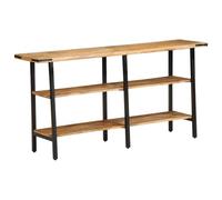 vidaXL Table Console 140x35x70 cm Bois de manguier Massif, Bout de canapé, Table Console de Couloir, Table Console de Salon, Table de Couloir