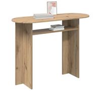 vidaXL Table Console avec Stockage Chêne Artisanal 100 x 39,5 x 75 cm, Table d'appoint, Console Moderne pour Salon, Meuble étroit, déco Pratique, Rangement Polyvalent
