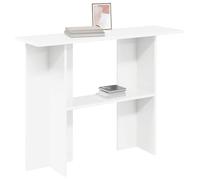 vidaXL Table Console Blanc 100 x 30 x 75 cm Bois d'ingénierie, Table Console Moderne, Gain de Place pour Entrée, Mobilier de Couloir, Décor de Foyer, Bois Composite