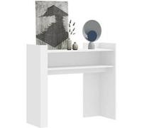 vidaXL Table console blanc 100x35x90 cm bois d'ingénierie