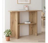 vidaXL Table console Chêne artisanal 100 x 30 x 75 cm – Moderne, gain de place en bois composite