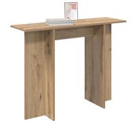 vidaXL Table Console Chêne Artisanal 100 x 30 x 75 cm, Table d'entrée Tendance, Console Moderne à Design étroit, Accent décoratif pour Salon, Affichage Fonctionnel à la Maison