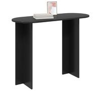 vidaXL Table Console Chêne Noir 100 x 39,5 x 75 cm Bois d'ingénierie, Table Console Moderne, étroite pour l'entrée, Style Minimaliste, Rangement Contemporain, mobilier de Maison