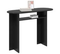 vidaXL Table Console Chêne Noir 100 x 39,5 x 75 cm Bois d'ingénierie, Table d'appoint, Console Moderne pour Salon, Meuble étroit, déco Pratique, Rangement Polyvalent