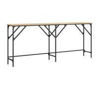 vidaXL Table console 180×29×75 cm – Industriel, chêne Sonoma bois d'ingénierie