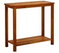 vidaXL Console de jardin 80x35x75 cm bois massif acacia