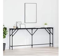vidaXL Table console Chêne noir 180 x 23 x 75 cm, Table d'angle moderne, console rectangulaire, ajout élégant pour foyer, surface d'affichage chez vous