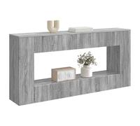 vidaXL Table Console Gris Sonoma 155 x 29 x 74 cm Bois d’ingénierie, Table Console Moderne pour Salon, Design Rectangulaire, Résistante à l'Humidité, Parfaite pour Entrée, Rangement Compact