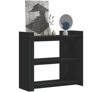 vidaXL Table console noir 100x35x90 cm bois d'ingénierie