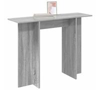 vidaXL Table Console Sonoma Gris 100 x 30 x 75 cm Bois d'ingénierie, Table d'entrée Tendance, Console Moderne à Design étroit, Accent décoratif pour Salon, Affichage Fonctionnel à la Maison