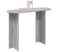 vidaXL Table Console Sonoma Gris 100 x 39,5 x 75 cm Bois d'ingénierie, Table Console Moderne, étroite pour l'entrée, Style Minimaliste, Rangement Contemporain, mobilier de Maison