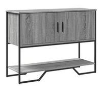 vidaXL Table console sonoma gris 100x35x74,5 cm bois d'ingénierie, bout de canapé, table de couloir, table console de 848537 Gris G