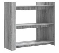 Table console sonoma gris 100x35x90 cm bois d ingénierie