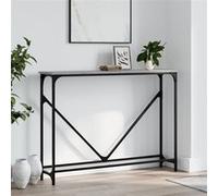 vidaXL Table console sonoma gris 102x22,5x75 cm bois d'ing¿¿nierie