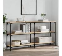 vidaXL Table console ch¿ºne sonoma 150x29x75 cm bois d'ing¿¿nierie Marron