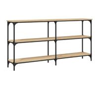 vidaXL Table console ch¿ºne sonoma 150x29x75 cm bois d'ing¿¿nierie Marron