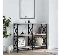vidaXL Table Console, Table d'Appoint avec Pieds, Bout de Canapé avec Rangement, Meuble d'Entrée Salon, Moderne, Sonoma Gris Bois d'Ingénierie Gris G