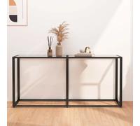 vidaXL Table Console Transparent 160x35x75,5