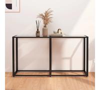 vidaXL Table console Transparent - Verre trempé