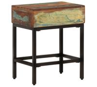 vidaXL Table d'appoint 40x30x51 cm Bois massif de récupération Marron