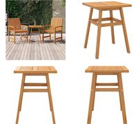 vidaXL Table d'appoint 45x45x60 cm Bois massif Acacia - Table d'appoint - Meubles d'appoint - Meubles de jardin - Meubles d'extérieur