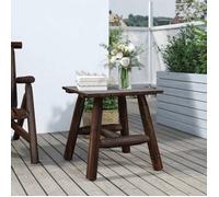 vidaXL Table d'appoint 49x49x50 cm bois massif d'épicéa 363352