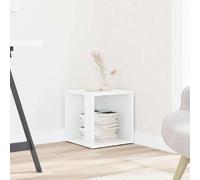 vidaXL Table d'appoint 33x33x34,5 cm Aggloméré Blanc