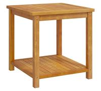 vidaXL Table d'Appoint Bois d'Acacia Massif 45x45x45 cm Table Auxiliaire