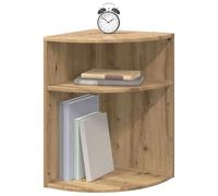 vidaXL Table d'appoint Chêne Artisanal 39,7 x 39,7 x 60 cm, Table Basse Moderne, Rectangle avec Rangement, Accent Pratique, Meuble Compact idéal pour Le Salon