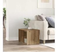 vidaXL Table d'appoint chêne Artisanal 59x36x38 cm Bois d'ingénierie, Table d'extrémité, Table d'appoint de canapé, Table de Lampe, Table d'accent