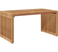 vidaXL Table d'appoint de jardin en teck massif marron 70 x 37,5 x 35,5 cm