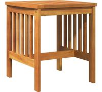 vidaXL Table d'appoint en bois massif d'acacia, finition huilée naturelle