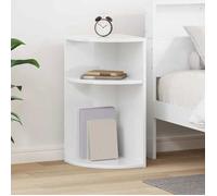 vidaXL Table d'appoint Blanc brillant 29,6 x 29,6 x 60 cm