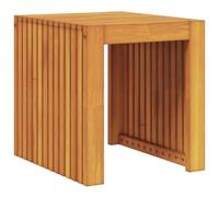 vidaXL Table d'appoint, teinté naturel, 43 x 36 x 40 cm, bois massif de teck