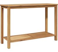 vidaXL Table d'appoint marron 110 x 40 x 75 cm en bois massif de teck