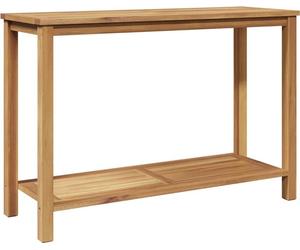 vidaXL Table d'appoint marron 110 x 40 x 75 cm en bois massif de teck