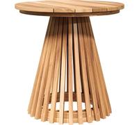 vidaXL Table d'appoint marron 50 x 50 x 49,5 cm en bois massif de teck