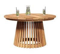 vidaXL Table d'appoint brune 70 x 70 x 40 cm en teck massif