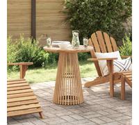 vidaXL Table d'appoint Marron 70 x 70 x 75 cm Bois de teck massif