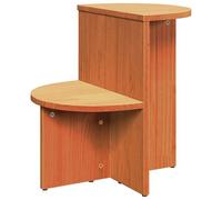vidaXL Table d'appoint Marron cire 50 x 40 x 50 cm Bois de pin massif