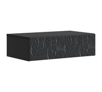 vidaXL Table d'appoint Murale Noir 87,5 x 34,5 x 17 cm, Salon, Meuble Vintage, unité de Rangement rectangulaire, Table Murale, Solution Gain de Place, Usage intérieur