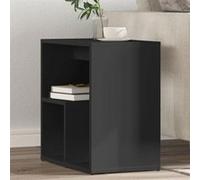 Table d'appoint Noir 50x30x50 cm Aggloméré, bout de canapé, table de canapé, table de salon, table d'accent, table de 840557