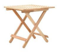 vidaXL Table d'appoint pliante 50 x 50 x 49 cm Bois de noyer massif