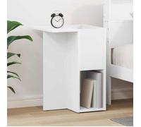 VIDAXL Table d'appoint rectangulaire blanche 35 x 40 x 55 cm en bois d'ingénierie