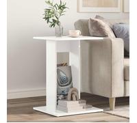 VIDAXL Table d'appoint rectangulaire blanche 45 x 40 x 62,5 cm en bois d'ingénierie