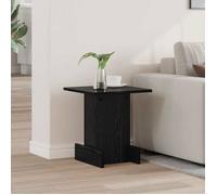 VIDAXL Table d'appoint rectangulaire chêne noir 35,5 x 35 x 40 cm - bois d'ingénierie, grand rangement